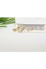 EMA0147 - Gold  Multi-Pack Earring