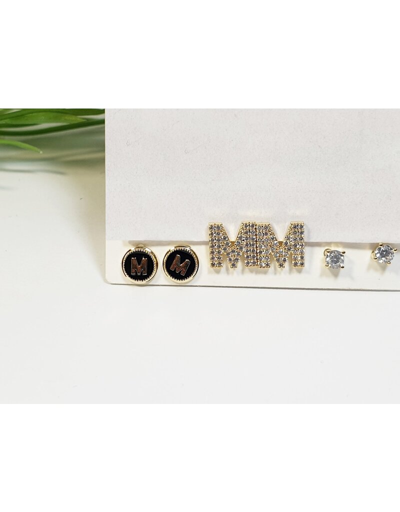 EMA0170 - Gold M   Multi-Pack Earring