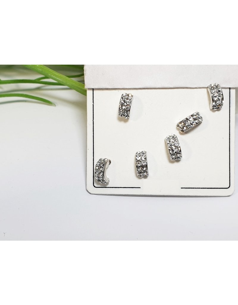 EMA0198 - Silver  Multi-Pack Earring