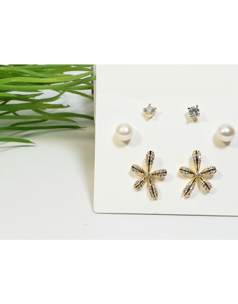 EMA0207 - Gold  Multi-Pack Earring