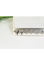 EMA0233 - Silver  Multi-Pack Earring