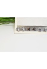 EMA0270 - Silver  Multi-Pack Earring