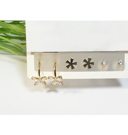 EMA0272 - Gold  Multi-Pack Earring