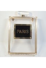 Cta0038 - Transparent, Paris Novelty Clutch Bag