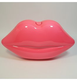 Cta0057 - Pink, Lips Novelty Clutch Bag