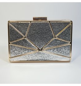 Cta0094 - Silver,  Clutch Bag