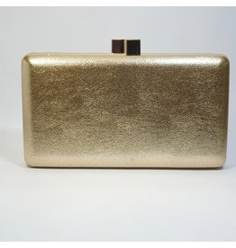 Cta0106 - Gold, Rectangle Clutch Bag