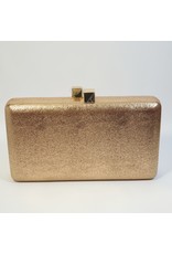 Cta0108 - Rose Gold, Rectangle Clutch Bag