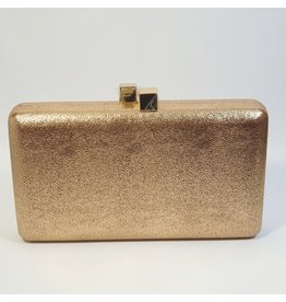 Cta0108 - Rose Gold, Rectangle Clutch Bag