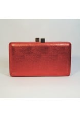 Cta0110 - Red, Rectangle Clutch Bag