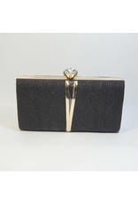 Cta0112 - Black,  Clutch Bag