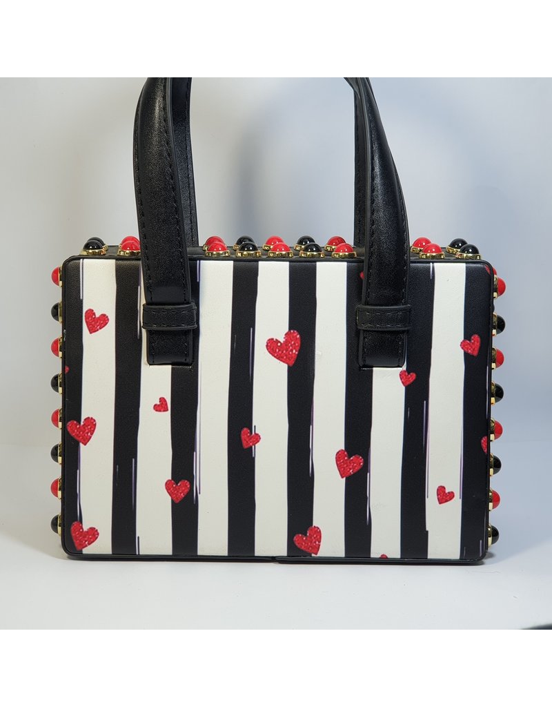Cta0117 - Black, White, Multicolour, Mini Handbag