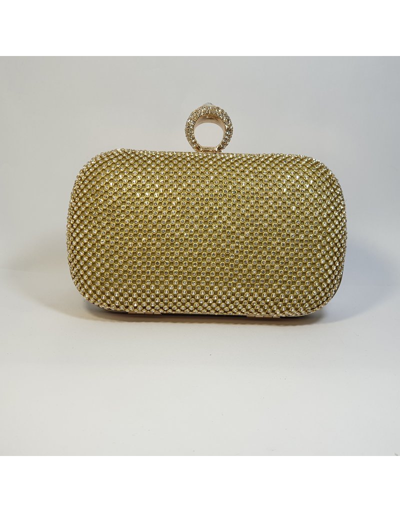 Cta0056 - Gold,  Clutch Bag