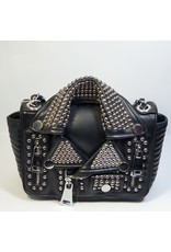 Cta0054 - Black Jacket,  Novelty Clutch Bag