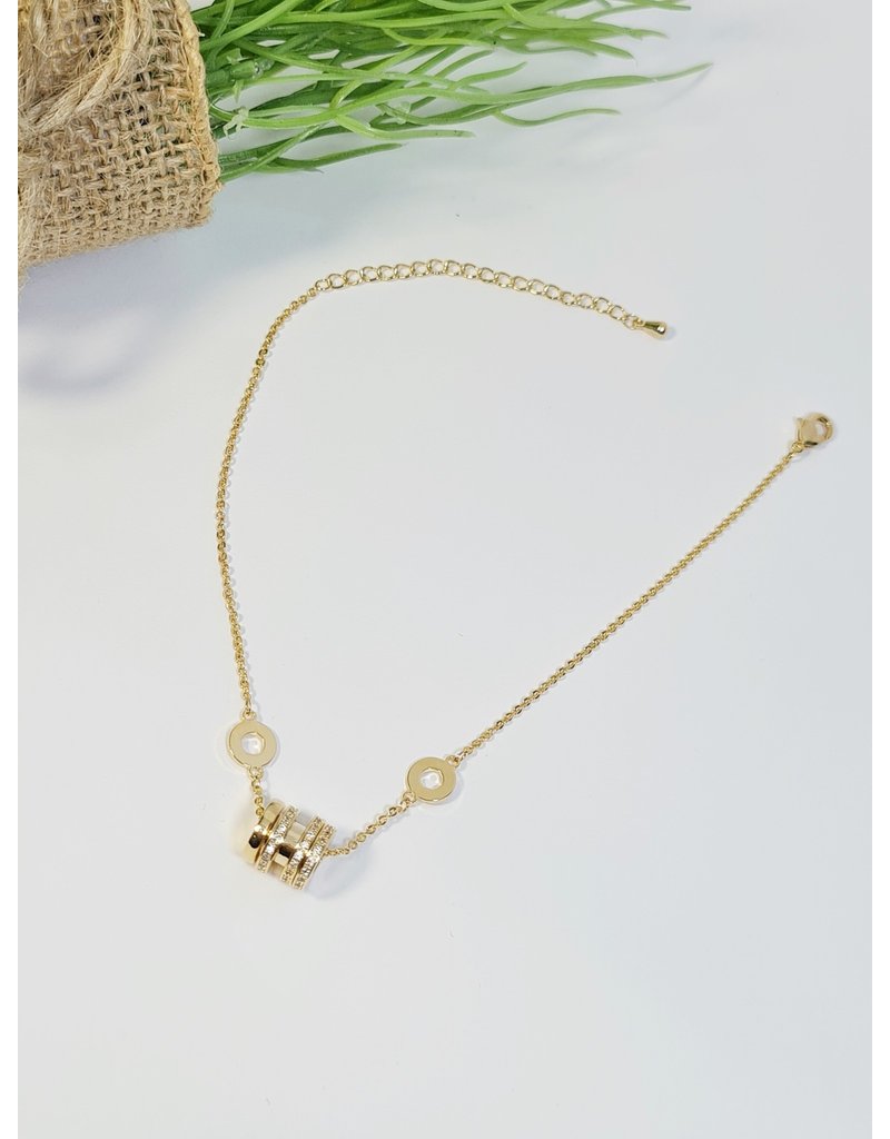 ANH0043 - Gold  Anklet