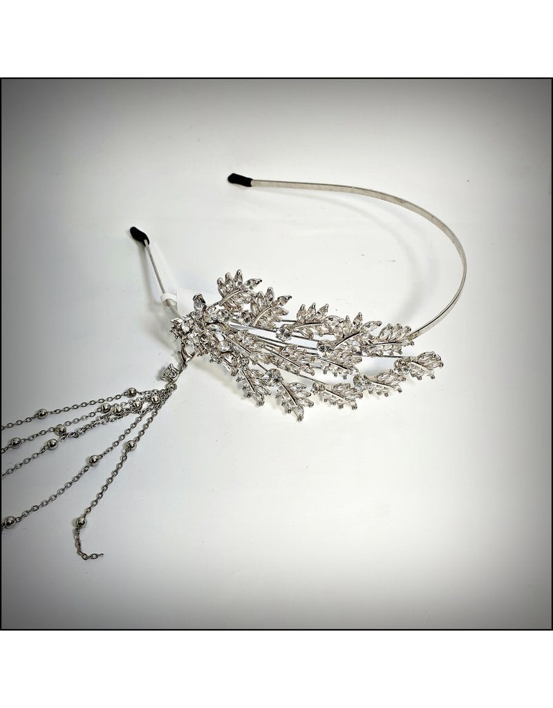 HPF0015 - Silver, Leaf Vintage Tiara