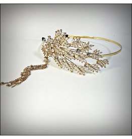 HPF0016 - Gold, Leaf Vintage Tiara