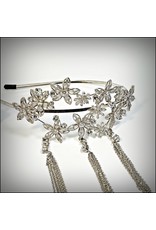 HPF0020 - Silver Flower Alice Band