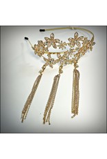 HPF0021 - Gold Flower Alice Band