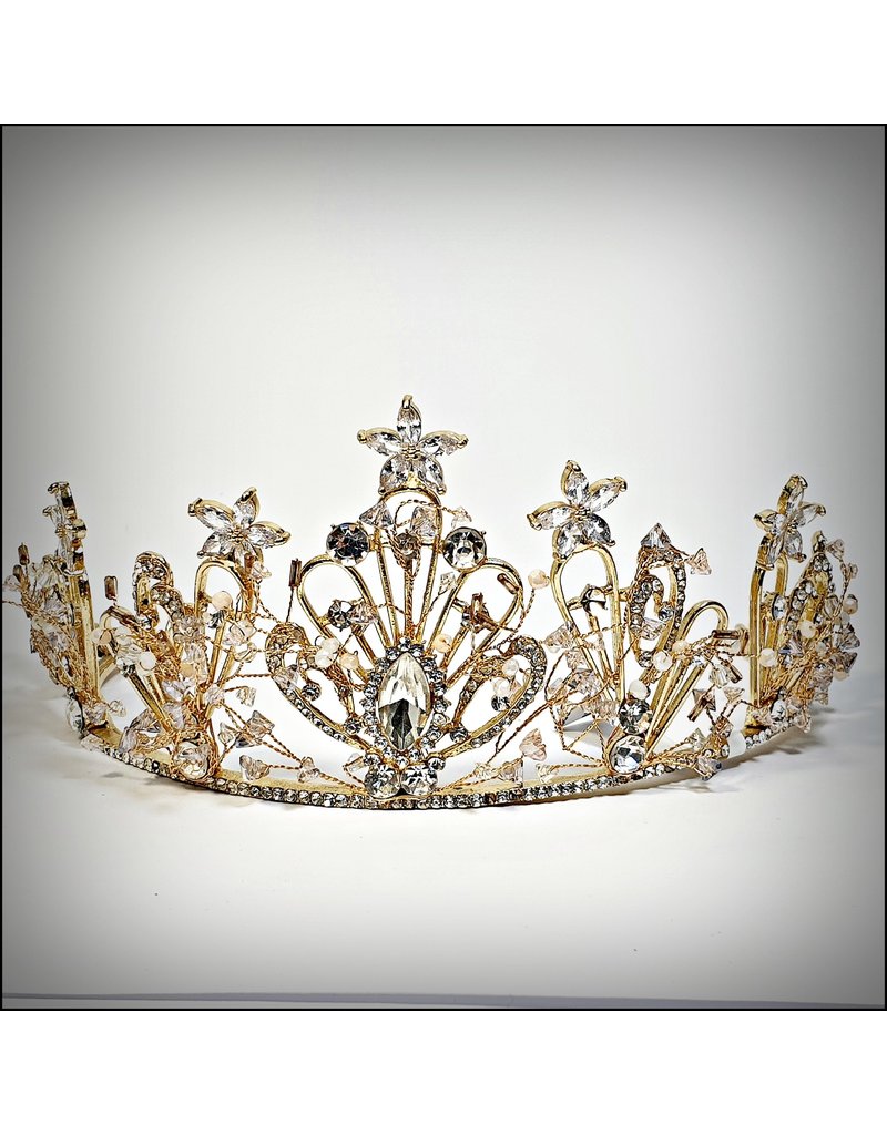 HPF0029 - Gold Vintage Tiara