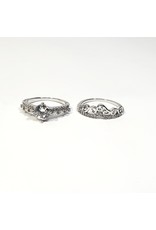 RGE0025- SILVER RING SIZE 16