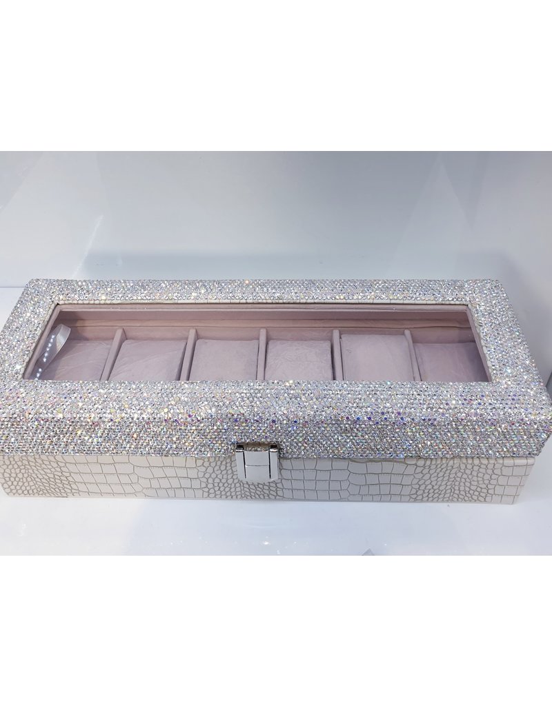 HRG0010 - White 6 Holder Watch Box