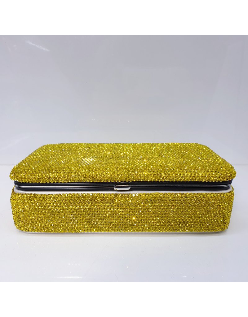 HRG0041 - Yellow Full Stone Rectangular Jewellery Box