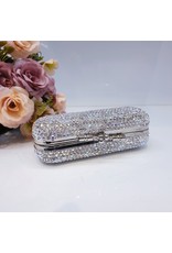 HRG0087 - Silver Lipstick Holder Large With Mirror