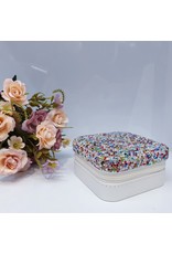 HRG0138 - Multicolour Square Mini Jewellery Box