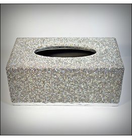 HRG0002 - Silver Full Stone Tissue Box