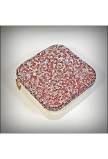 HRG0033 - Pink Square Mini Jewellery Box