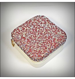 HRG0033 - Pink Square Mini Jewellery Box