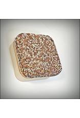 HRG0034 - Rose Gold Square Mini Jewellery Box