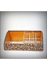 HRG0049 - Rose Gold Embellished Organiser Rectangle Large