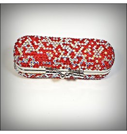 HRG0086 - Red Lipstick Holder Large With Mirror