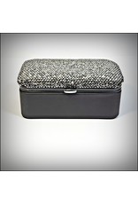 HRG0135 - Black Rectangle Mini Jewellery Box