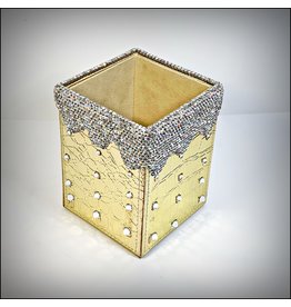 HRG0140 - Gold, Silver Pen Holder