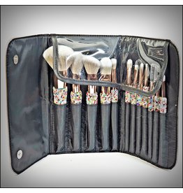 HRG0150 - Rose Gold,  Multicolour Make Up Brush Set With Case