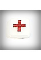 60250185 - White and Red Pill Box