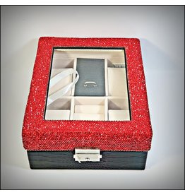 HRF0050 - Black/red stone Watch Box