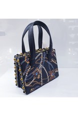 Cta0118 - Black, Gold, Multicolour, Mini Handbag