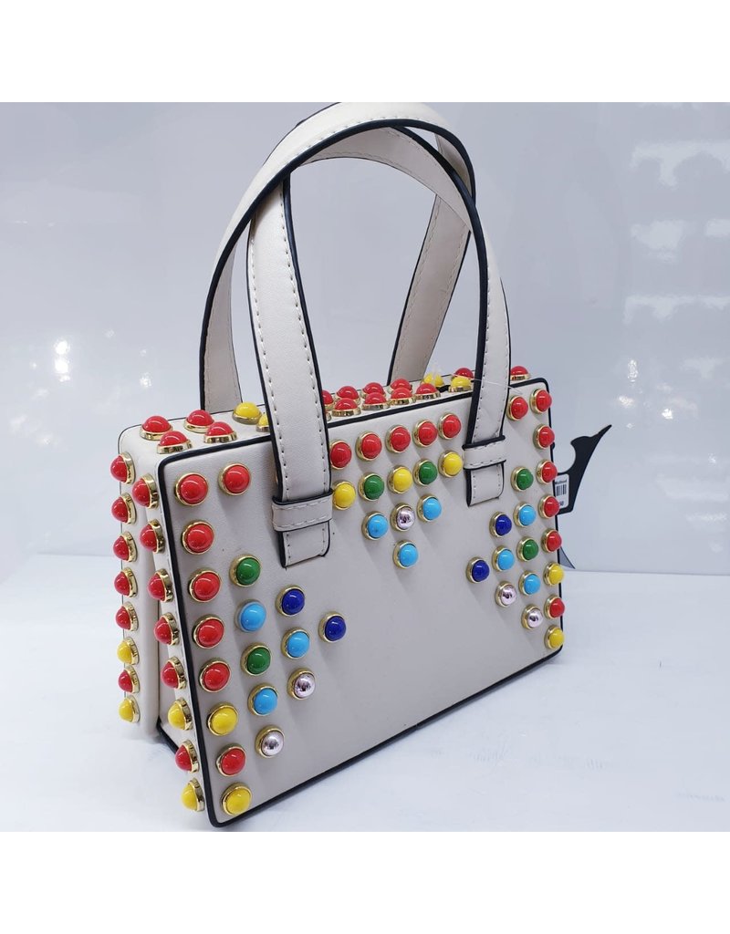 Cta0092 - Beige, Multicolour, Mini Handbag