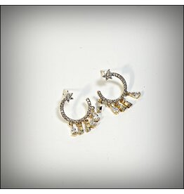ERH0023 - Gold ,  Earring