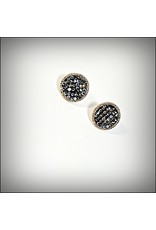 ERH0032 - Gold Black,  Earring