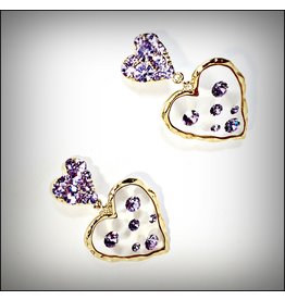 ERH0071 - Purple  Earring