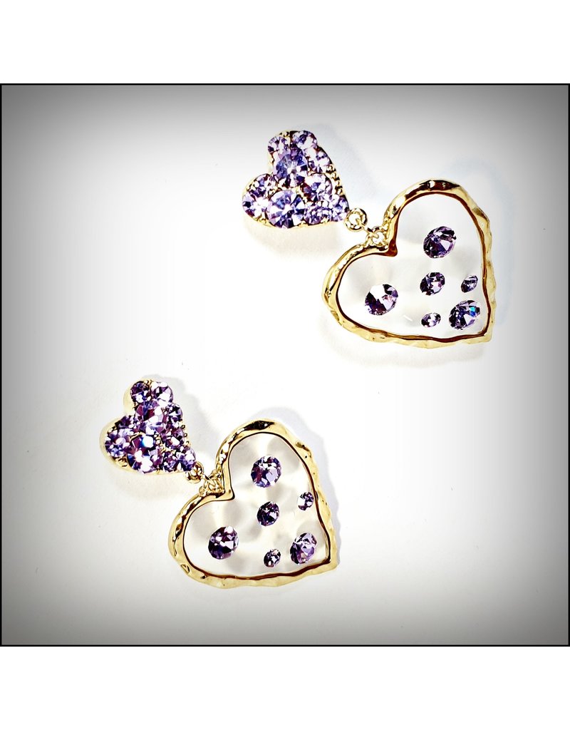 ERH0071 - Purple  Earring