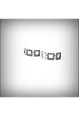ERH0090 - Silver Square  Earring