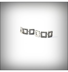 ERH0090 - Silver Square  Earring