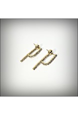 ERH0174 - Gold Chain Drop  Earring