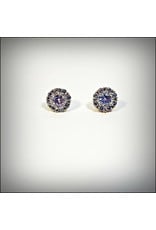 ERH0176 - Gold Light Blue  Earring